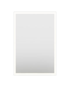 Wyndham Hilton 24-Inch Frameless LED Lighted Bathroom Mirror with Dimmer/Defogger