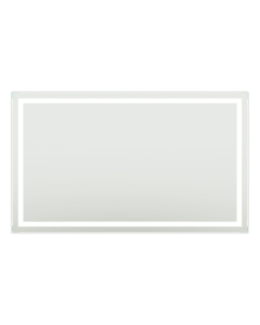 Wyndham Carlton 60-Inch Frameless LED Lighted Bathroom Mirror with Dimmer/Defogger