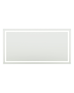Wyndham Carlton 70-Inch Frameless LED Lighted Bathroom Mirror with Dimmer/Defogger