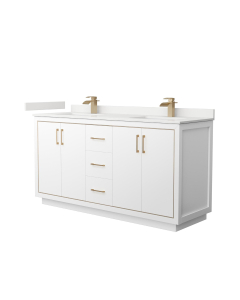 White Quartz, 1-Hole