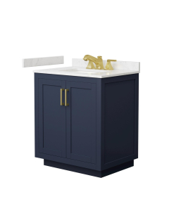Carrara Cultured Marble, 3-Hole