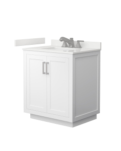 White Quartz, 3-Hole