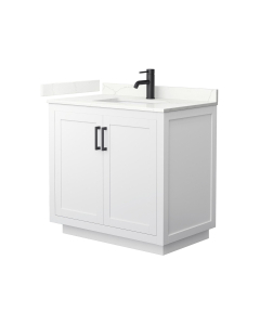 White Cultured Marble, 3-Hole