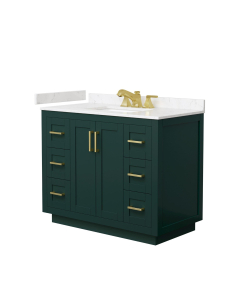 Carrara Cultured Marble, 3-Hole