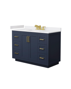 White Cultured Marble, 3-Hole