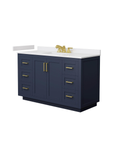 White Cultured Marble, 3-Hole