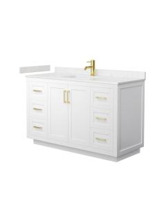 Carrara Cultured Marble, 1-Hole
