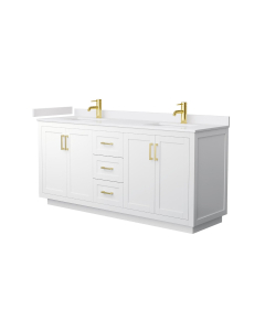 White Cultured Marble, 1-Hole