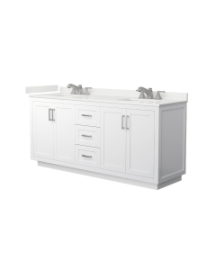 White Quartz, 3-Hole