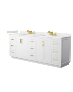 Carrara Cultured Marble, 3-Hole