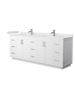 White Cultured Marble, 1-Hole