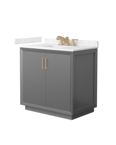 Carrara Cultured Marble, 3-Hole