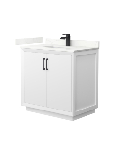 White Quartz, 3-Hole