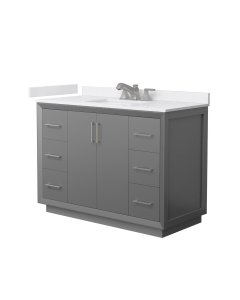 White Cultured Marble, 3-Hole