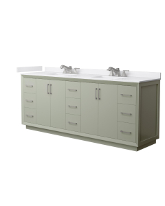 White Cultured Marble, 3-Hole