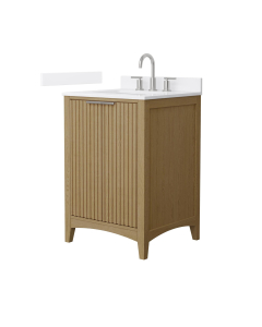 White Cultured Marble, 3-Hole