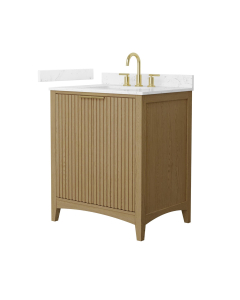 Carrara Cultured Marble, 3-Hole