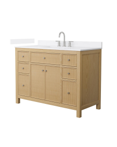 White Cultured Marble, 3-Hole