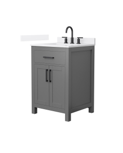 Carrara Cultured Marble, 1-Hole