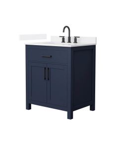 Carrara Cultured Marble, 1-Hole