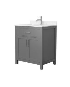 Carrara Cultured Marble, 1-Hole