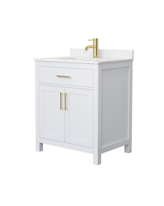 Carrara Cultured Marble, 1-Hole