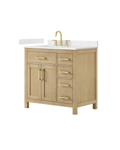 Carrara Cultured Marble, 3-Hole