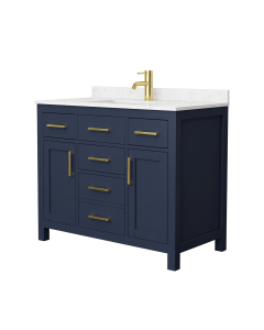 Carrara Cultured Marble, 1-Hole