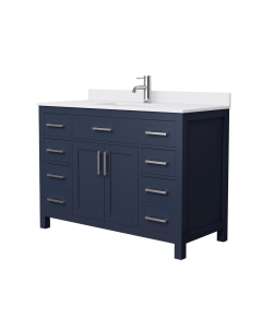 White Cultured Marble, 1-Hole