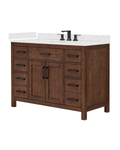Carrara Cultured Marble, 1-Hole