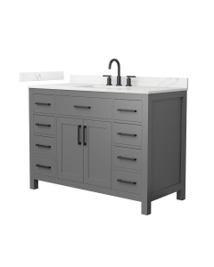 Carrara Cultured Marble, 1-Hole