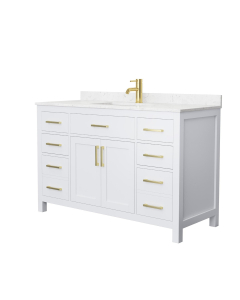 Carrara Cultured Marble, 1-Hole