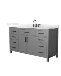 Carrara Cultured Marble, 1-Hole