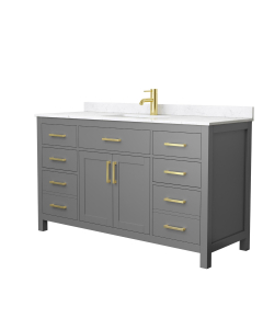 Carrara Cultured Marble, 1-Hole