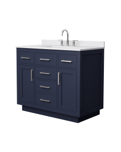White Cultured Marble, 3-Hole