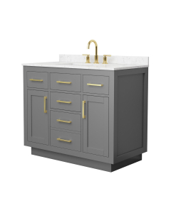 Carrara Cultured Marble, 3-Hole