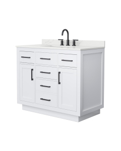 Carrara Cultured Marble, 1-Hole