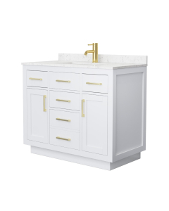 Carrara Cultured Marble, 1-Hole