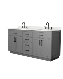 Carrara Cultured Marble, 1-Hole