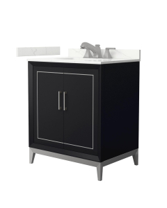 White Cultured Marble, 1-Hole