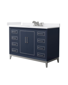 White Cultured Marble, 3-Hole