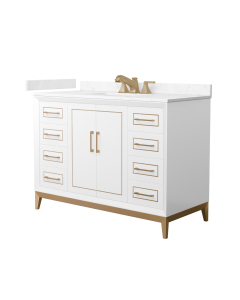 Carrara Cultured Marble, 3-Hole