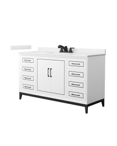 White Cultured Marble, 3-Hole