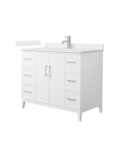 Carrara Cultured Marble, 1-Hole