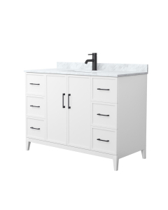 White Cultured Marble, 3-Hole