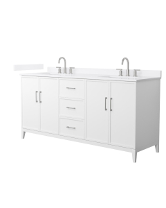 White Quartz, 3-Hole