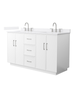 White Quartz, 3-Hole