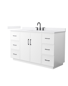 Carrara Cultured Marble, 1-Hole