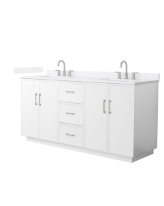 White Quartz, 3-Hole