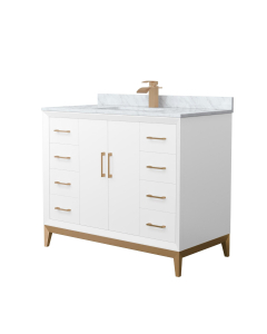 Carrara Marble, 1-Hole